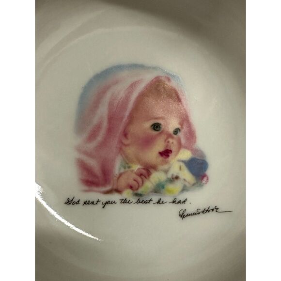 Vintage 1984 Baby's First Gift Bowl by Roman Inc Excellent - Picture 4 of 4